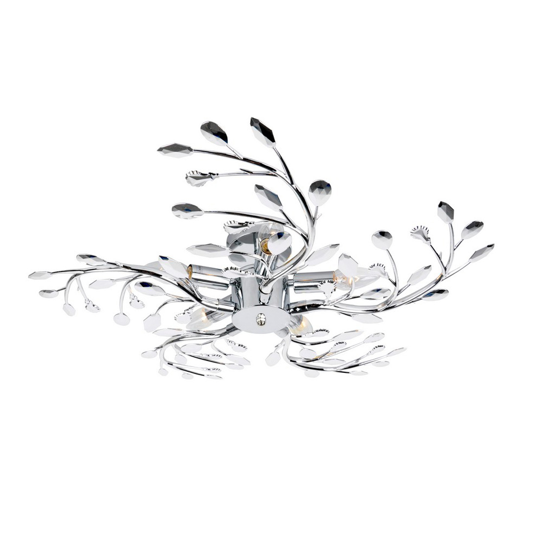 Globo FLASH - Ceiling light - Chrome - E14 - 5 x  40W (excl.)